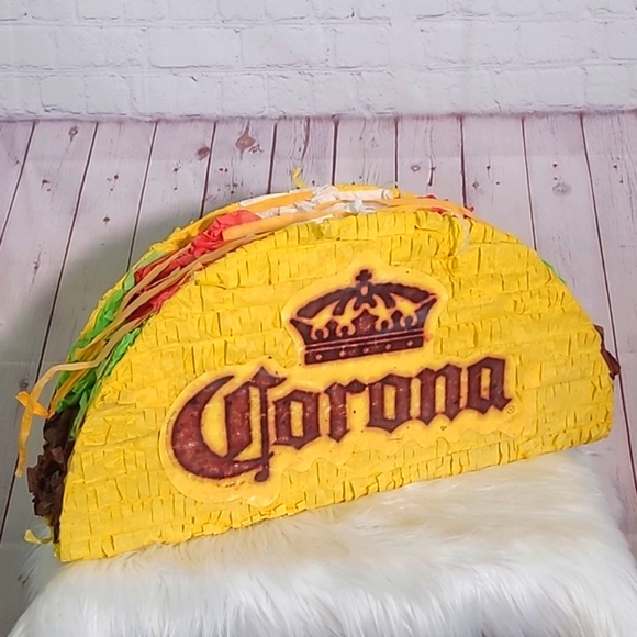 Corona Extra Taco Pinata Store Display Large Party Bar Man Cave Rare 24"x12"x6" - Picture 16 of 17